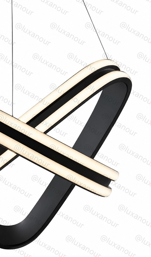 لوستر مدرن LED مثلثی طرح ستاره با ریموت کنترل کد cm459