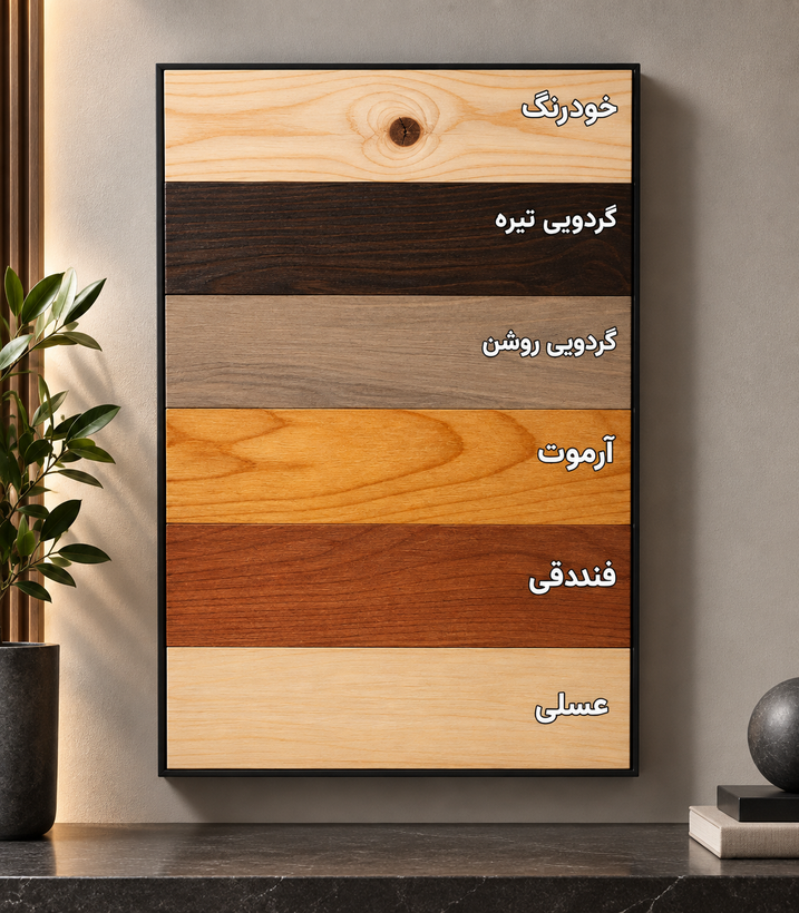 آینه قدی چوبی روس دفرمه